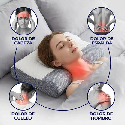 Almohada ViscoAlign AntiStress® | Elimina el Dolor de Cuello y Reduce el Stress en 7 Noches