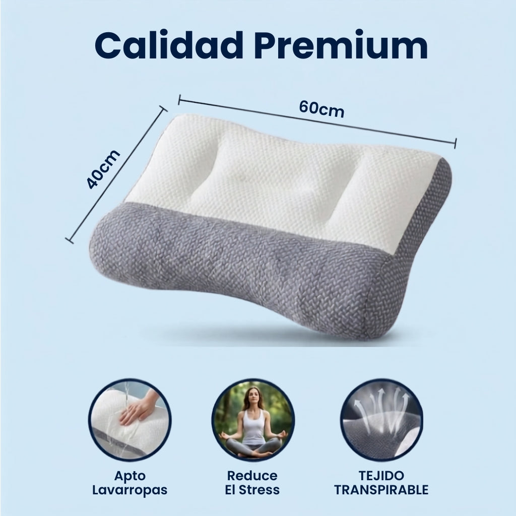 Almohada ViscoAlign AntiStress® | Elimina el Dolor de Cuello y Reduce el Stress en 7 Noches