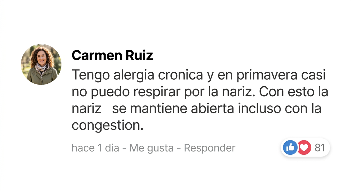 Testimonio Carmen alergia