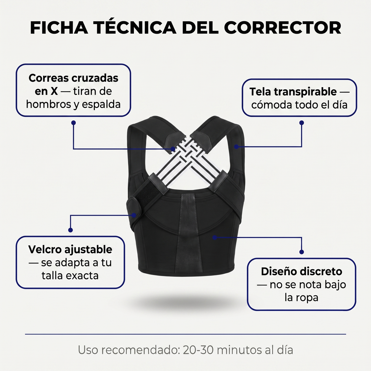 PosturaFix - Ficha técnica
