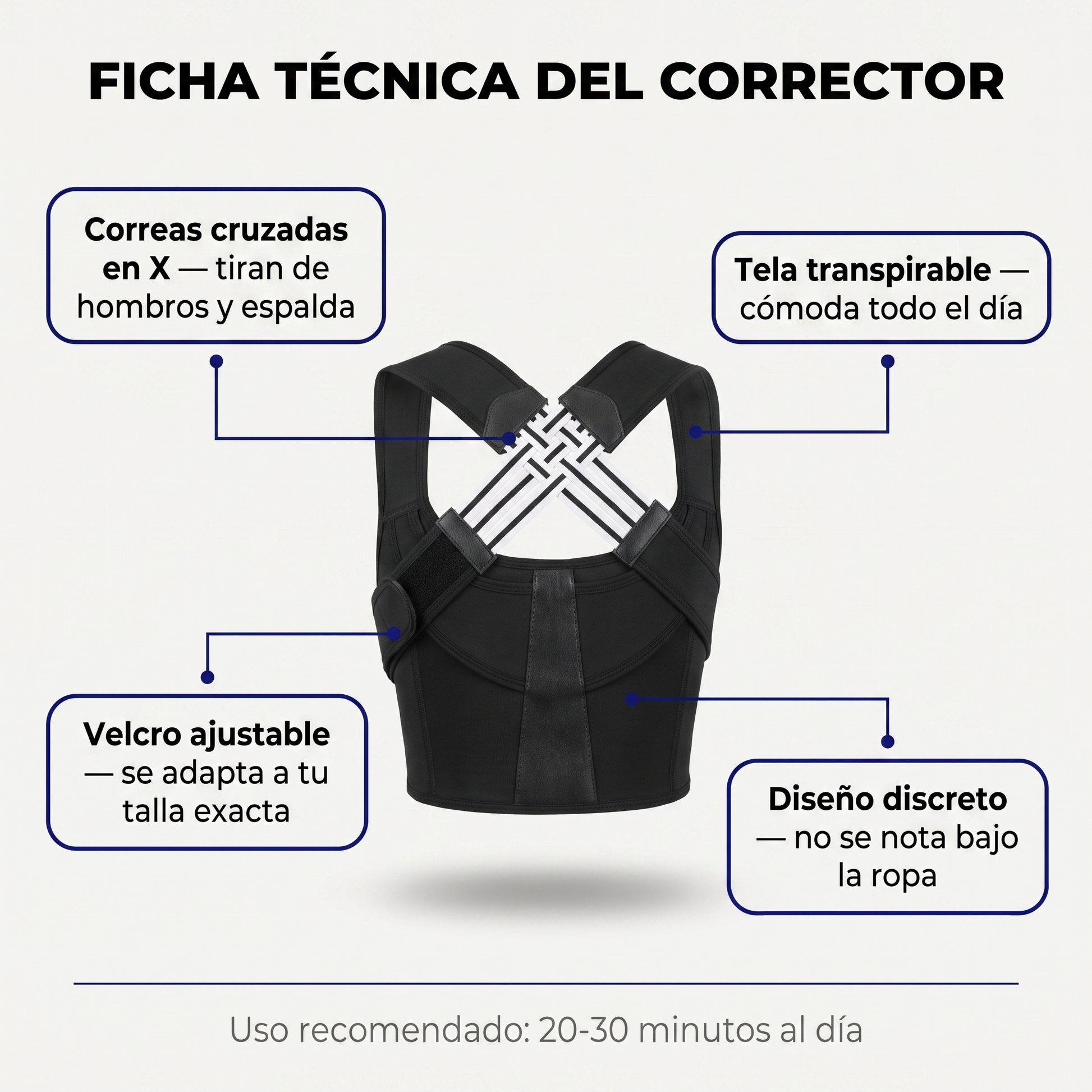 PosturaFix - Ficha técnica