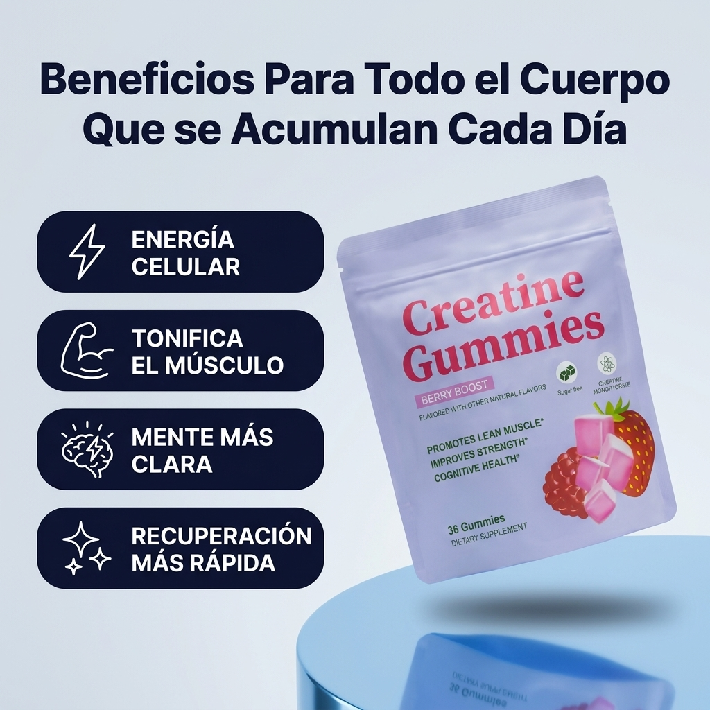 Beneficios para todo el cuerpo que se acumulan cada dia con CREATONE PRO
