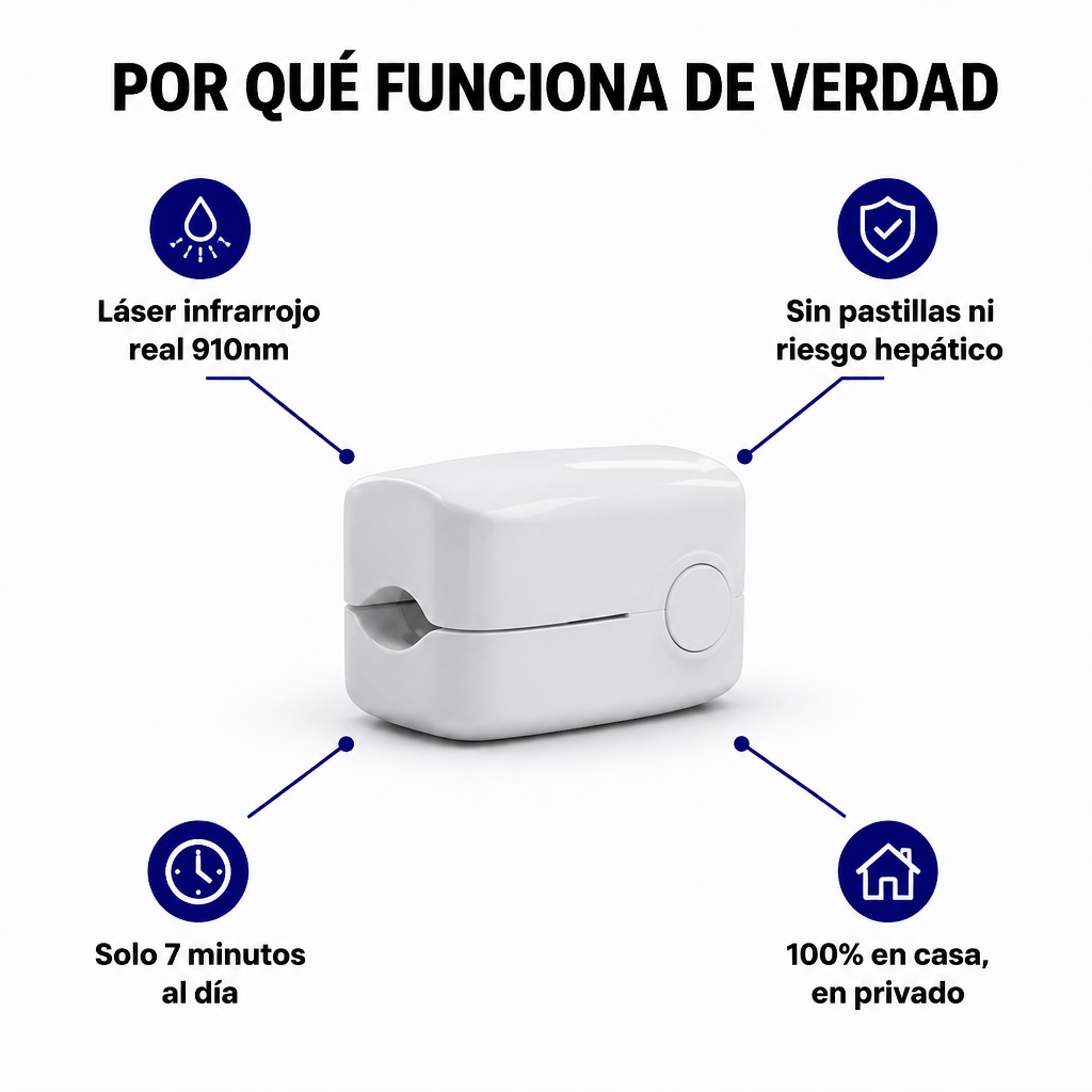 Beneficios del láser infrarrojo real