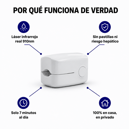 Beneficios del láser infrarrojo real