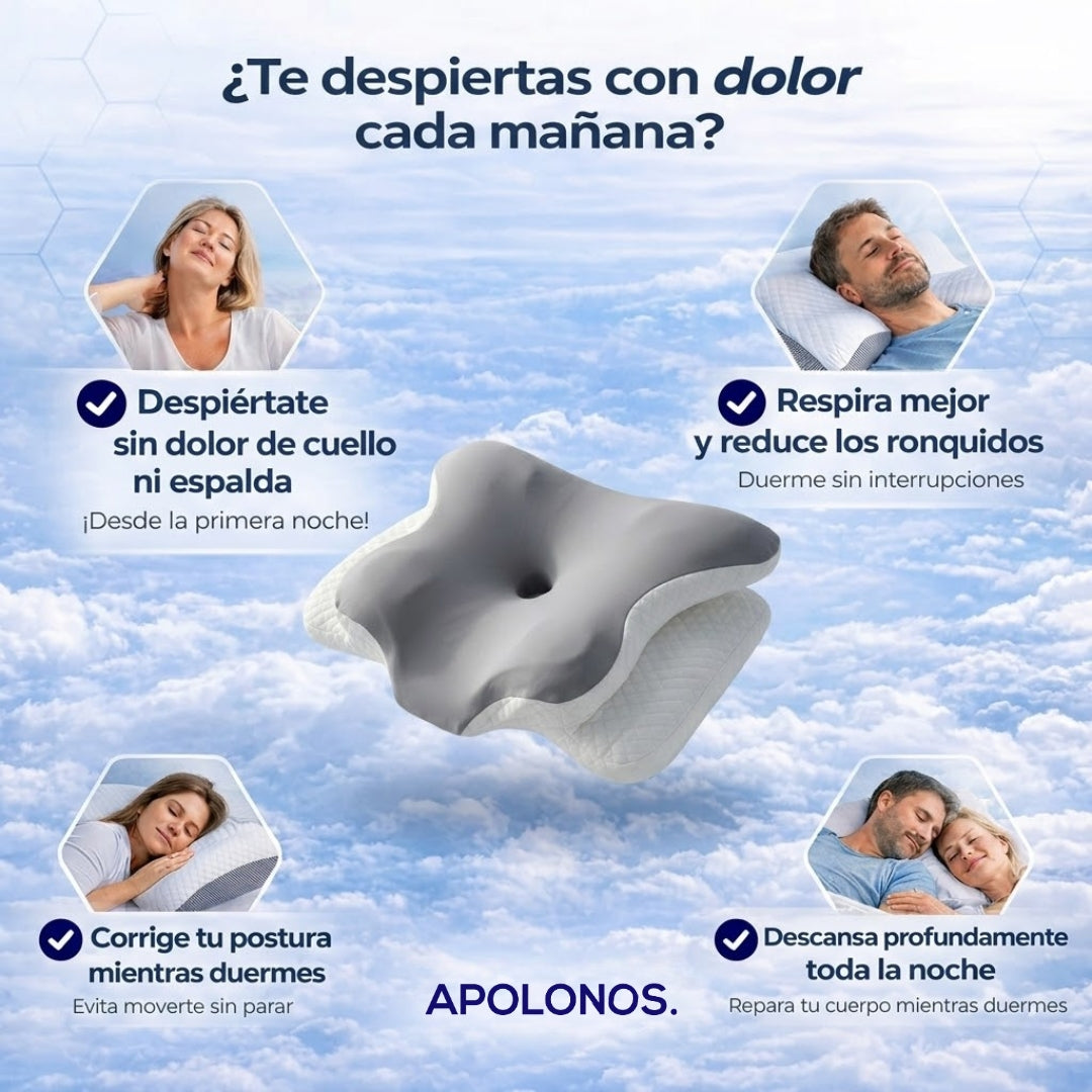 Almohada Cervical ViscoAlign Pro® | Elimina el Dolor de Cuello en 7 Noches