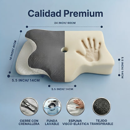 Almohada Cervical ViscoAlign Pro® | Elimina el Dolor de Cuello en 7 Noches